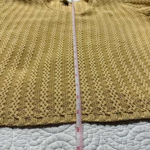Women's Yellow Sweater 100% cotton - Picture 8 of 12